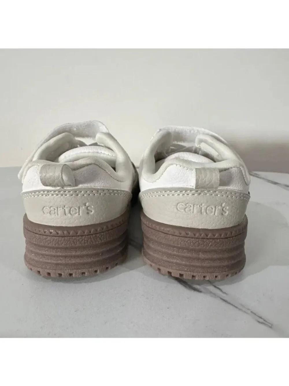 Carters White & Black Platform Dress Shoes 6